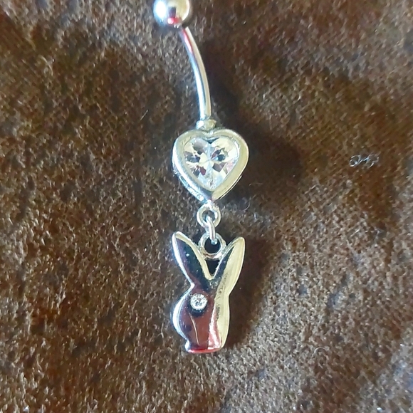 Playboy bunny belly button ring - NWOT - Picture 2 of 4